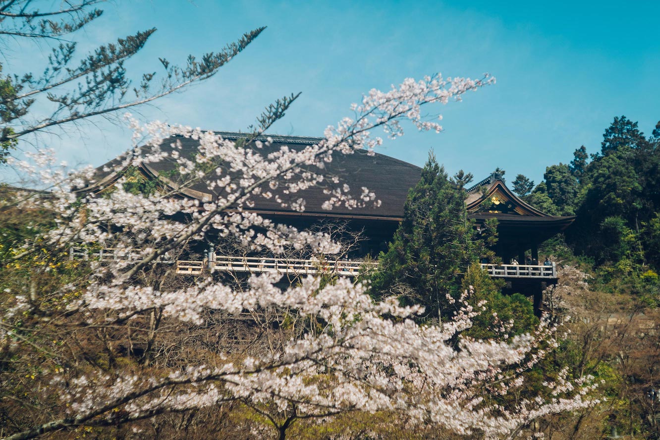清水寺の春の風景